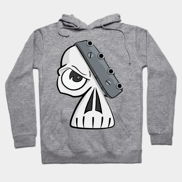 Metalhead Skull Hoodie by Dad n Son Designs